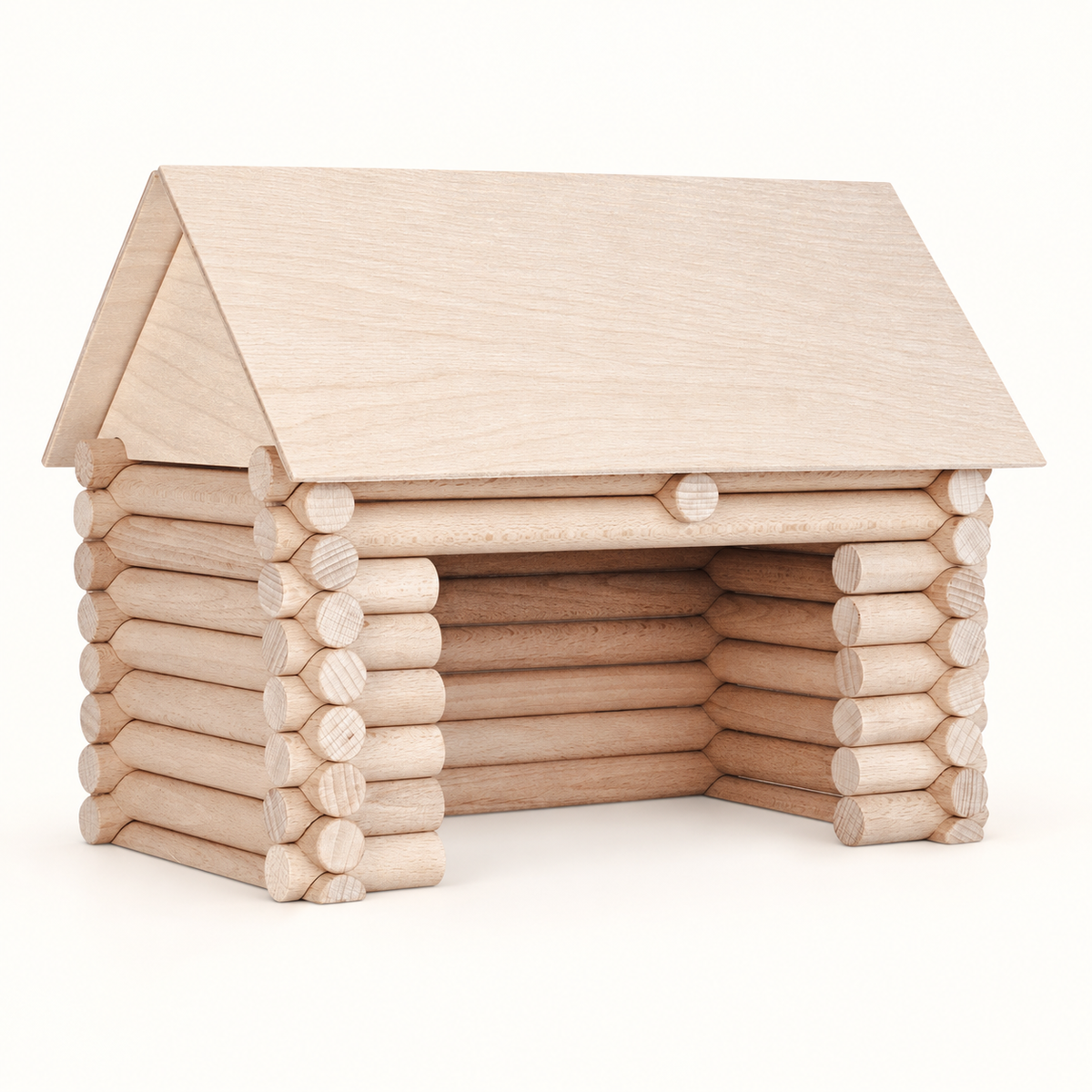 Walachia Vario 72 wooden construction kit, example build