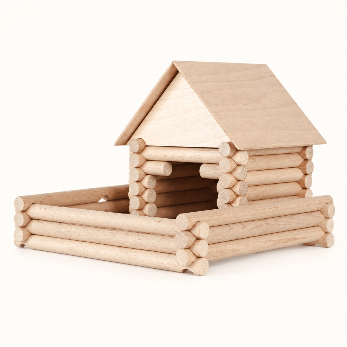 Walachia Vario 72 wooden construction kit, example build