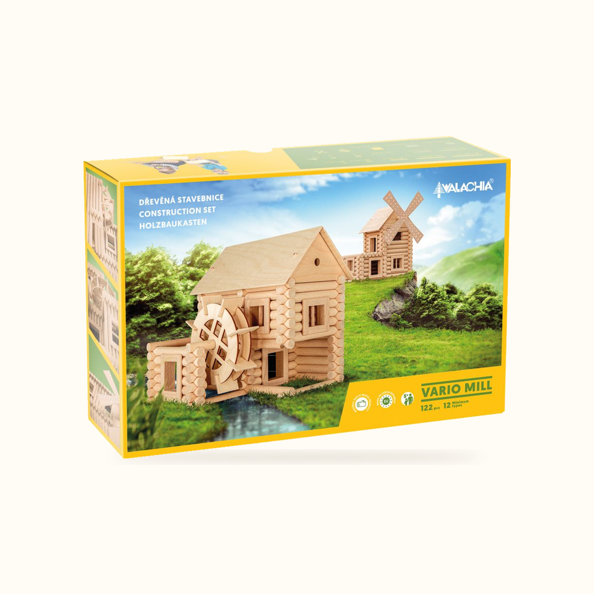 Walachia Vario Mill 122 retail packaging, front view