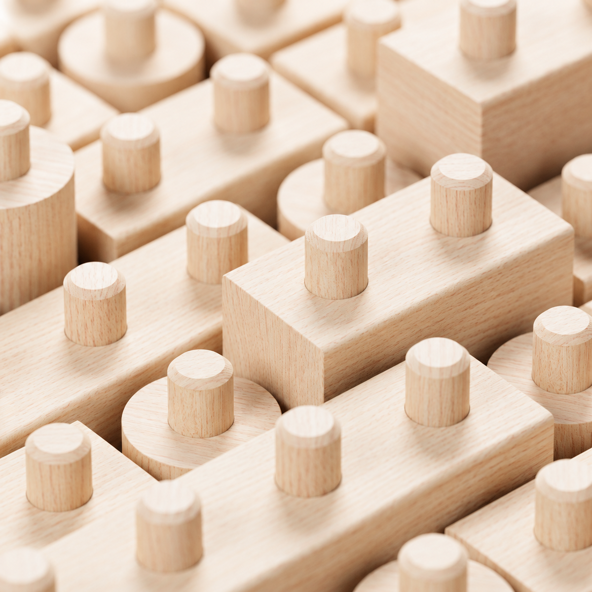 Walachia Construct Easy 46 wooden construction kit, example build