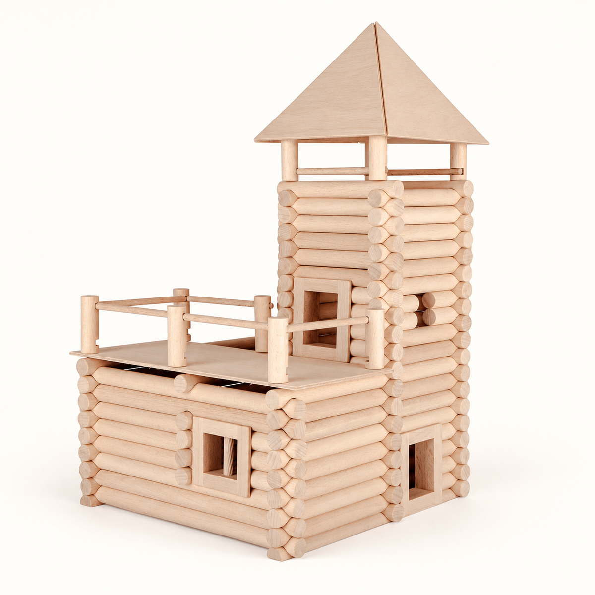 Walachia Vario XL 184 wooden construction kit, example build