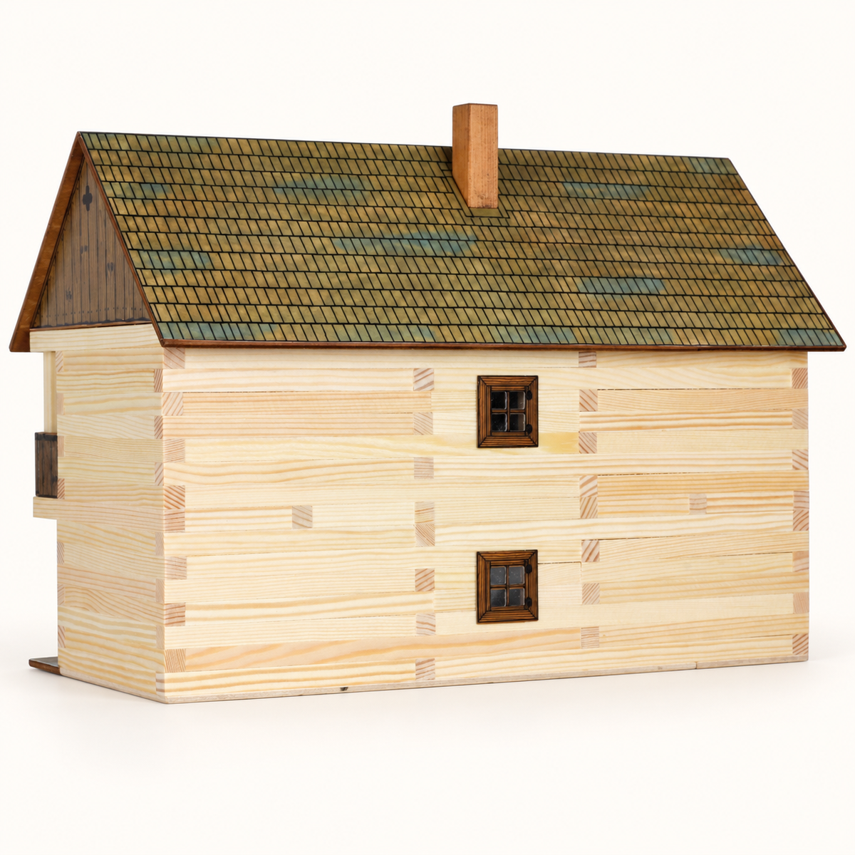 Walachia Magistrates House wooden construction kit, assembled model