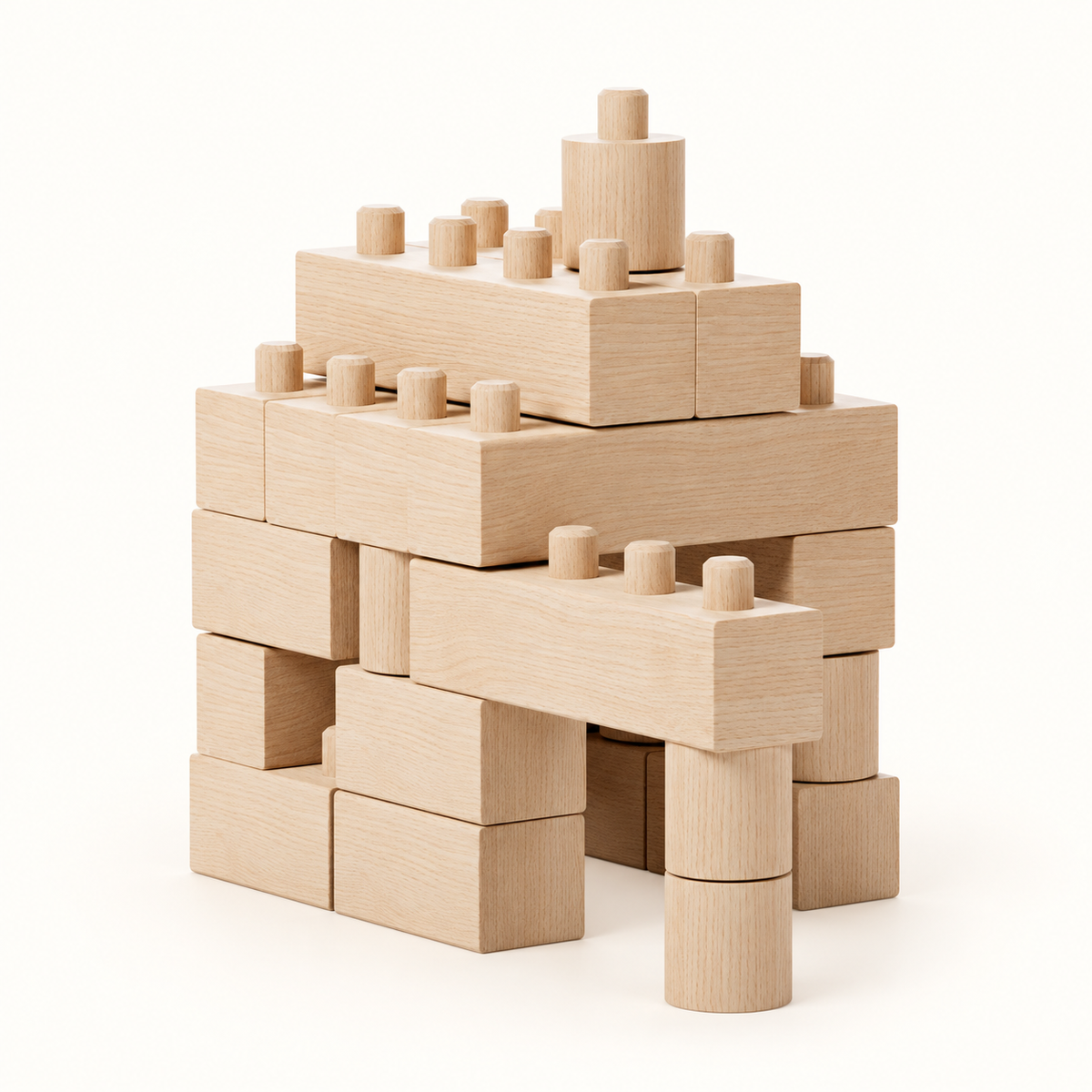 Walachia Construct Easy 46 wooden construction kit, example build