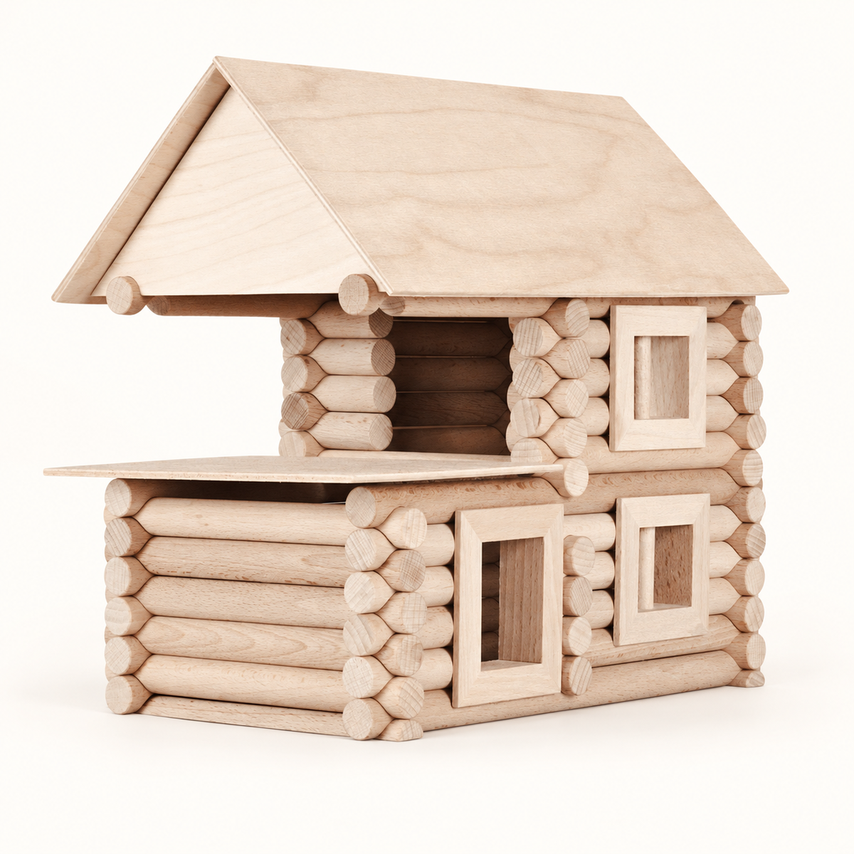 Walachia Vario XL 184 wooden construction kit, example build