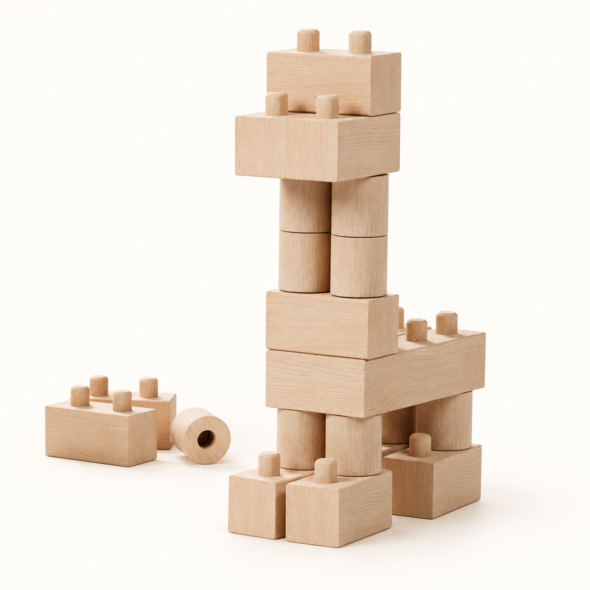 Walachia Construct Easy 46 wooden construction kit, example build