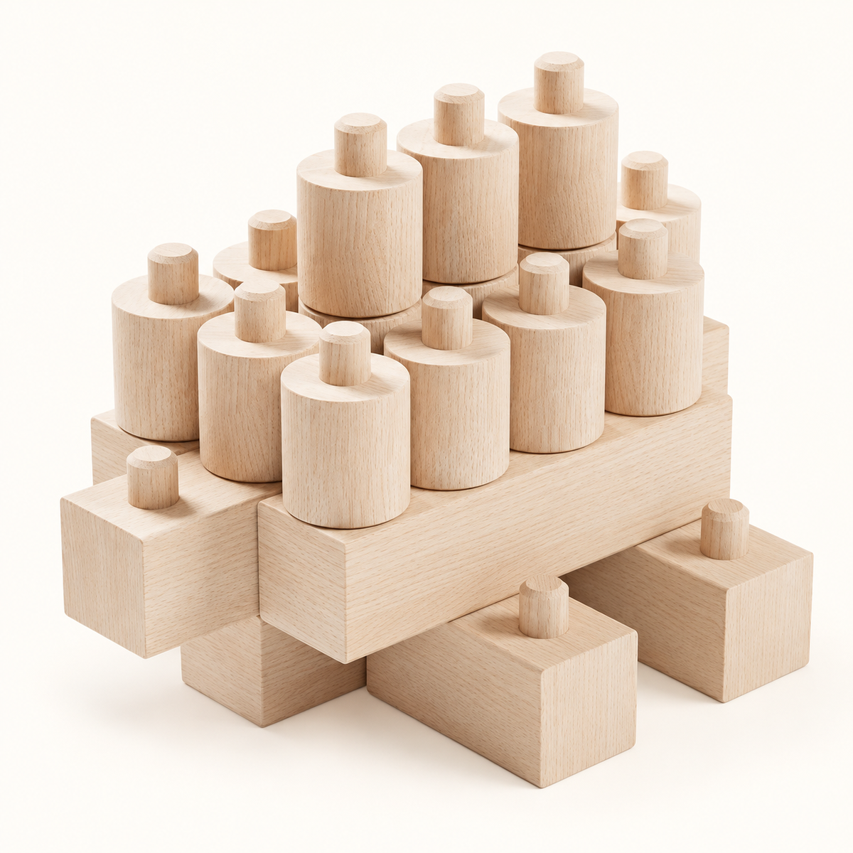 Walachia Construct Easy 46 wooden construction kit, example build