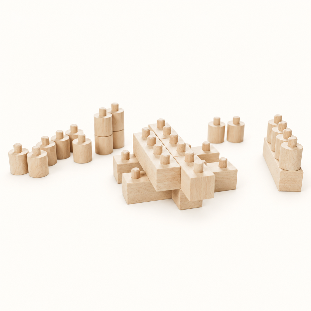 Walachia Construct Easy 46 wooden construction kit, example build