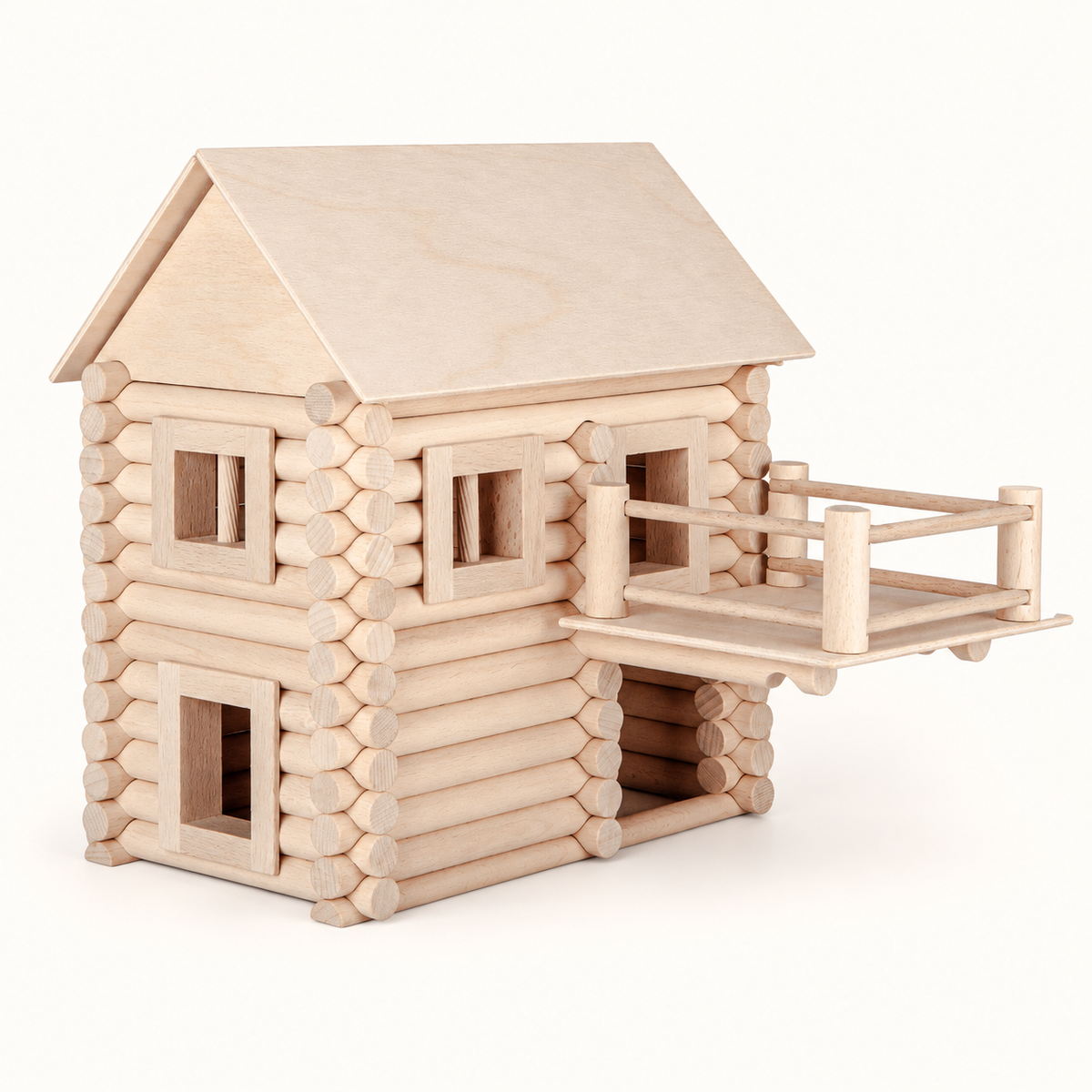 Walachia Vario XL 184 wooden construction kit, example build