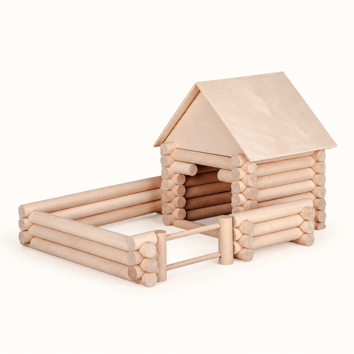 Walachia Vario XL 184 wooden construction kit, example build