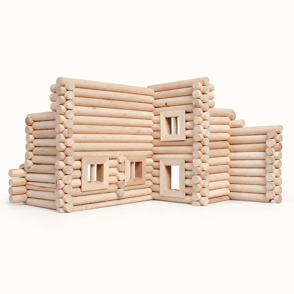 Walachia Vario XL 184 wooden construction kit, example build