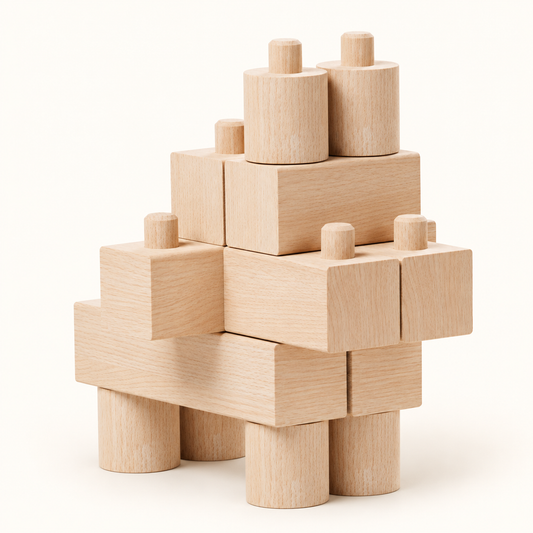 Walachia Construct Easy 46 wooden construction kit, example build